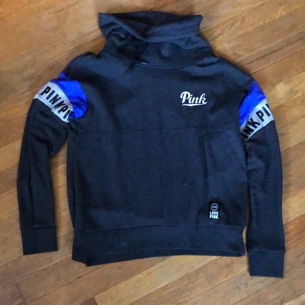 Funnel neck PINK hoodie